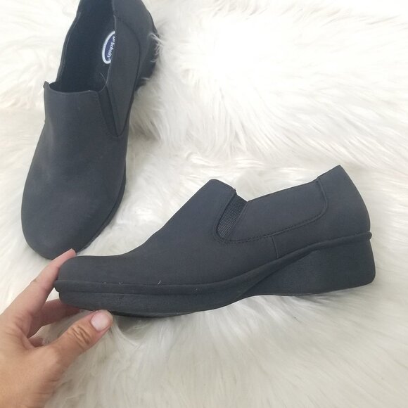 Dr. Scholls | Black Evelyn Comfort Slip On Loafer Clog Shoes 6.5 Round Toe - Picture 2 of 8